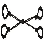 Набір для бондажу - 2493300 Bad Kitty Handcuffs S/M - мініатюра 2