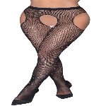 Колготки - 2530295 Cottelli Collection Sex Tights S-L - мініатюра 2