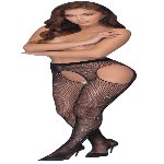 Колготки - 2530295 Cottelli Collection Sex Tights S-L - мініатюра 3