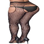 Колготки - 2530295 Cottelli Collection Sex Tights S-L - мініатюра 6