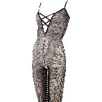 Бодістокінг - 2550059 NO:XQSE Net Catsuit Black 2XL/3XL - мініатюра 3