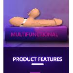 Вібратор - Basia Thtusting Vibrator 2in1 - мініатюра 3