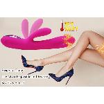 Вібратор - Joker Heating Double Vibrating Massage Stick Pink - мініатюра 2