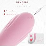 Вібратор - Hannah USB Pink - мініатюра 3