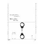 Наручники - Ouch! Beginner's Handcuffs Black - мініатюра 4
