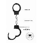 Наручники - Ouch! Beginner's Handcuffs Black - мініатюра 6