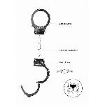 Наручники - Ouch! Beginner's Handcuffs Metal - мініатюра 6