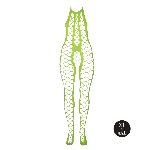 Бодістокінг - Ouch! Bodystocking With Halterneck Green, XL/4XL - мініатюра 4