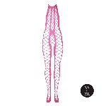 Бодістокінг - Ouch! Bodystocking With Halterneck Pink, XS/XL - мініатюра 6