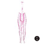 Бодістокінг - Ouch! Bodystocking With Halterneck Pink, XS/XL - мініатюра 7
