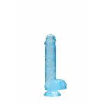 Фалоімітатор - Realrock Dildo 6" Blue - мініатюра 2