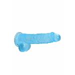 Фалоімітатор - Realrock Dildo 6" Blue - мініатюра 5