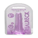 Фалоімітатор - Realrock Dildo 5,3" Purple - мініатюра 1