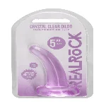 Фалоімітатор - Realrock Dildo 4,5" Purple - мініатюра 1