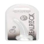 Фалоімітатор - Realrock Dildo 4,5" Transparent - мініатюра 1