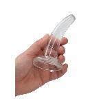 Фалоімітатор - Realrock Dildo 4,5" Transparent - мініатюра 3