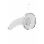 Фалоімітатор - Realrock Dildo 4,5" Transparent - мініатюра 4