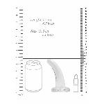 Фалоімітатор - Realrock Dildo 4,5" Transparent - мініатюра 5