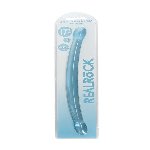 Двосторонній фалоімітатор - Realrock Double Dong 17" Blue - мініатюра 1