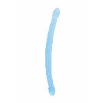 Двосторонній фалоімітатор - Realrock Double Dong 17" Blue - мініатюра 2