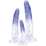 Набір анальних фалоімітаторів - Crystal Clear Anal Training Dildo Set - мініатюра 8