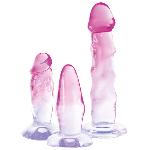 Набір анальних пробок - Crystal Clear Anal Training Set - мініатюра 7