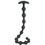 Анальний ланцюжок - Black Velvets Anal Beads Silicone - мініатюра 2