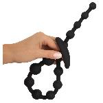 Анальний ланцюжок - Black Velvets Anal Beads Silicone - мініатюра 6