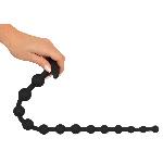 Анальний ланцюжок - Black Velvets Anal Beads Silicone - мініатюра 7