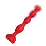 Анальний стимулятор - Rosestick Red, 9 Vibration Functions - мініатюра 1