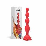 Анальний стимулятор - Rosestick Red, 9 Vibration Functions - мініатюра 9