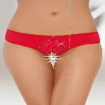 Жіночі трусики - Panties 2400, red M/L - мініатюра 1
