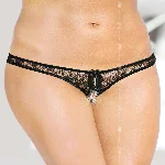 Жіночі стрінги - String 2465, black S/M - мініатюра 1