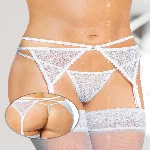 Пояс для панчіх - Garterbelt 3318, white S/M - мініатюра 1