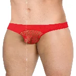 Чоловічі трусики - Mens Briefs 4525, red M/L - мініатюра 1