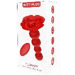 Анальний стимулятор - Rose Rotating Anal Beads - мініатюра 6