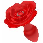 Анальна пробка - Rose Rotating Anal Plug - мініатюра 2
