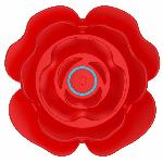 Анальна пробка - Rose Rotating Anal Plug - мініатюра 7