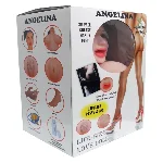 Надувна секс лялька з вібрацією - Angelina 3D - мініатюра 1