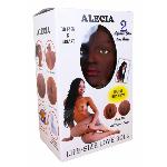 Надувна лялька - Alecia 3D Vibrating - мініатюра 7