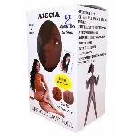 Надувна лялька - Alecia 3D Vibrating - мініатюра 9