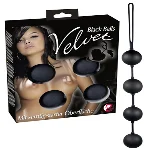 Вагінальні кульки - Velvet Black Balls - мініатюра 1