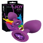 Анальна пробка - Colorful Joy Jewel Purple Plug Medium - мініатюра 1