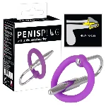 Стимулятор уретри - Penis Plug + Silicone Glans Ring Dilator - мініатюра 1