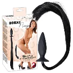 Анальна пробка - Horny Pony Whip Plug - мініатюра 1