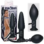 Анальна пробка - True Black Vibrating Anal Plug - мініатюра 1
