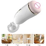 Мастурбатор - FoxShow Vibrating Vagina Masturbation Cup - мініатюра 4