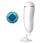 Мастурбатор - FoxShow Vibrating Vagina Masturbation Cup - мініатюра 6
