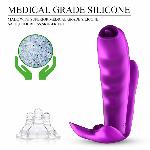 Стимулятор - Silicone Panty Vibrator USB, 7 Function, Heating - мініатюра 6