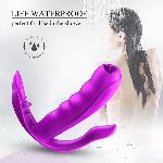 Стимулятор - Silicone Panty Vibrator USB, 7 Function, Heating - мініатюра 7